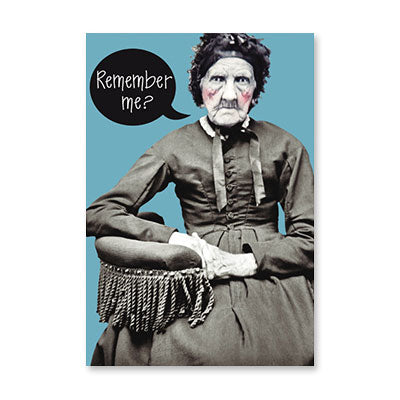 REMEMBER ME VINTAGE PHOTO BIRTHDAY CARD BY RPG