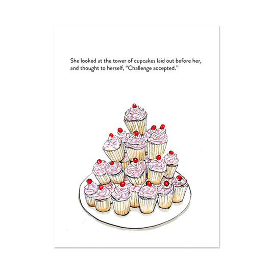 CHALLENGE ACCEPTED BIRTHDAY CARD BY PAPER REBEL