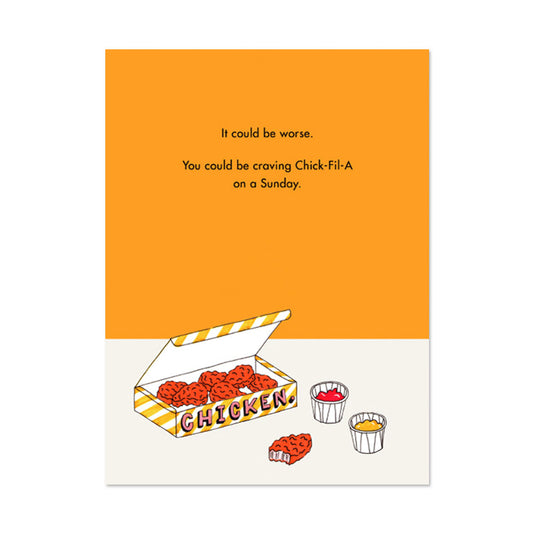 CRAVING ON SUNDAY ENCOURAGEMENT CARD BY PAPER REBEL