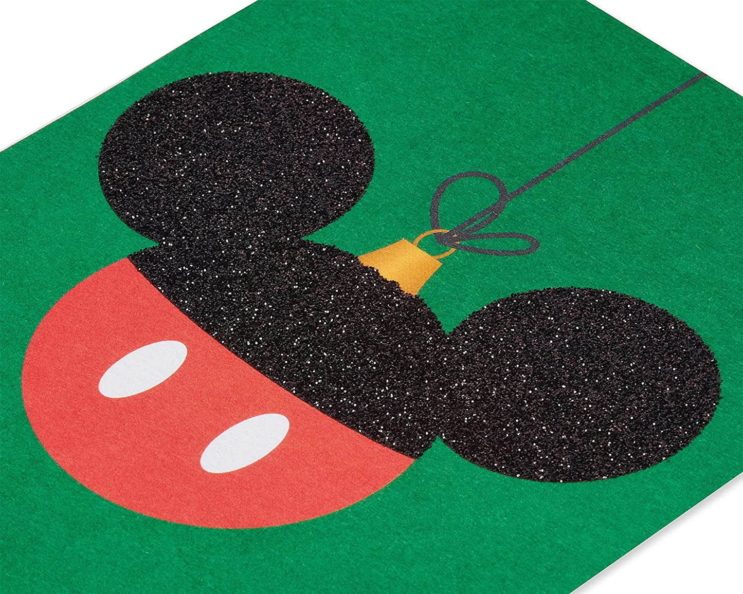 Papyrus Disney Christmas Cards Boxed with Envelopes, Happiest and Merriest, Mickey Mouse Ornament (20-Count)