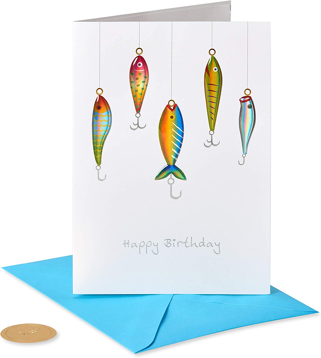 Papyrus Birthday Card for Fisherman (Catch the Best Birthday)