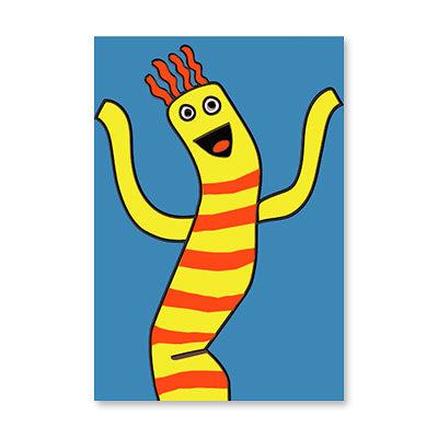 INFLATABLE TUBE MAN BIRTHDAY CARD BY RPG