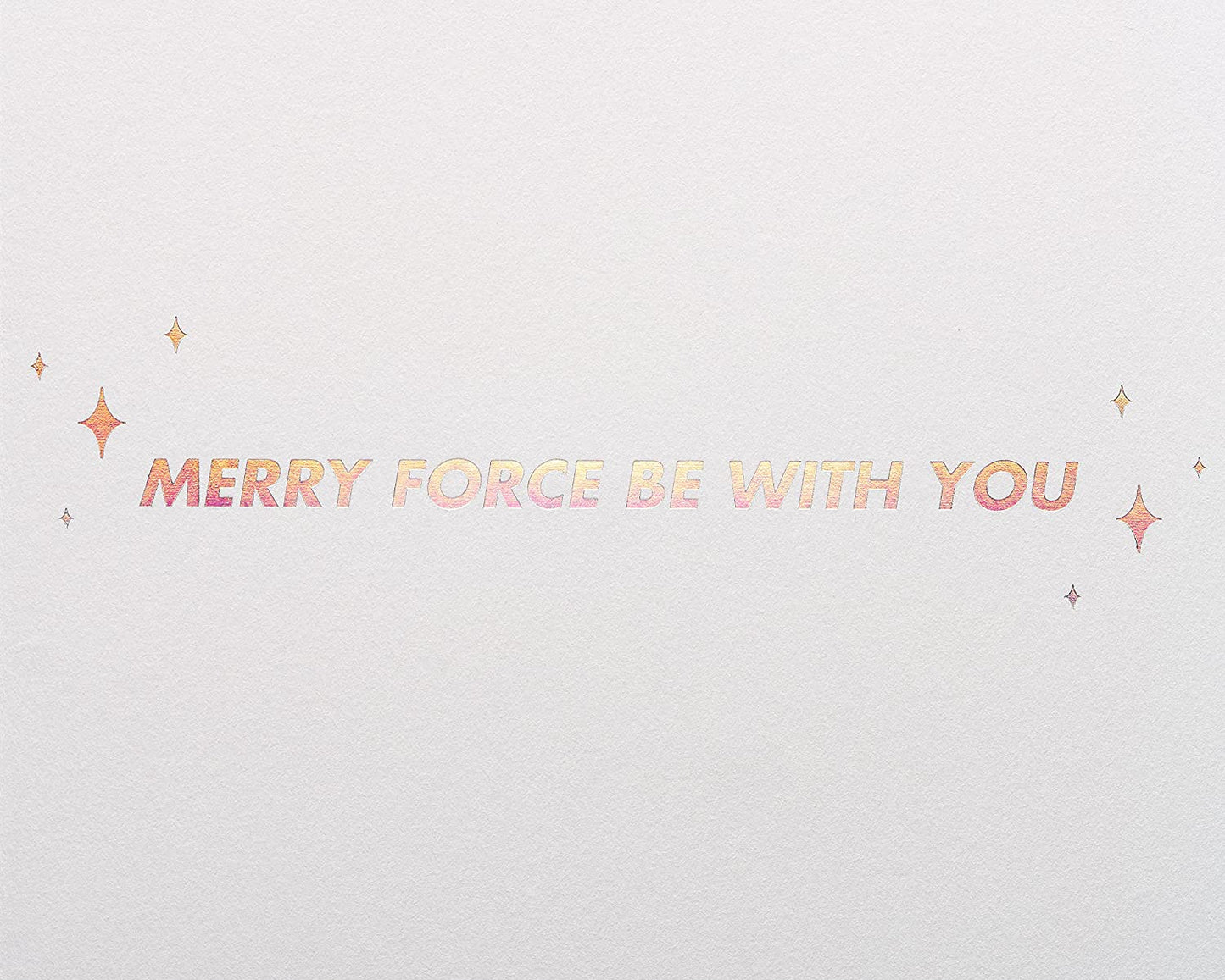 Papyrus Star Wars Christmas Cards Boxed with Envelopes, Merry Force Be with You (8-Count)