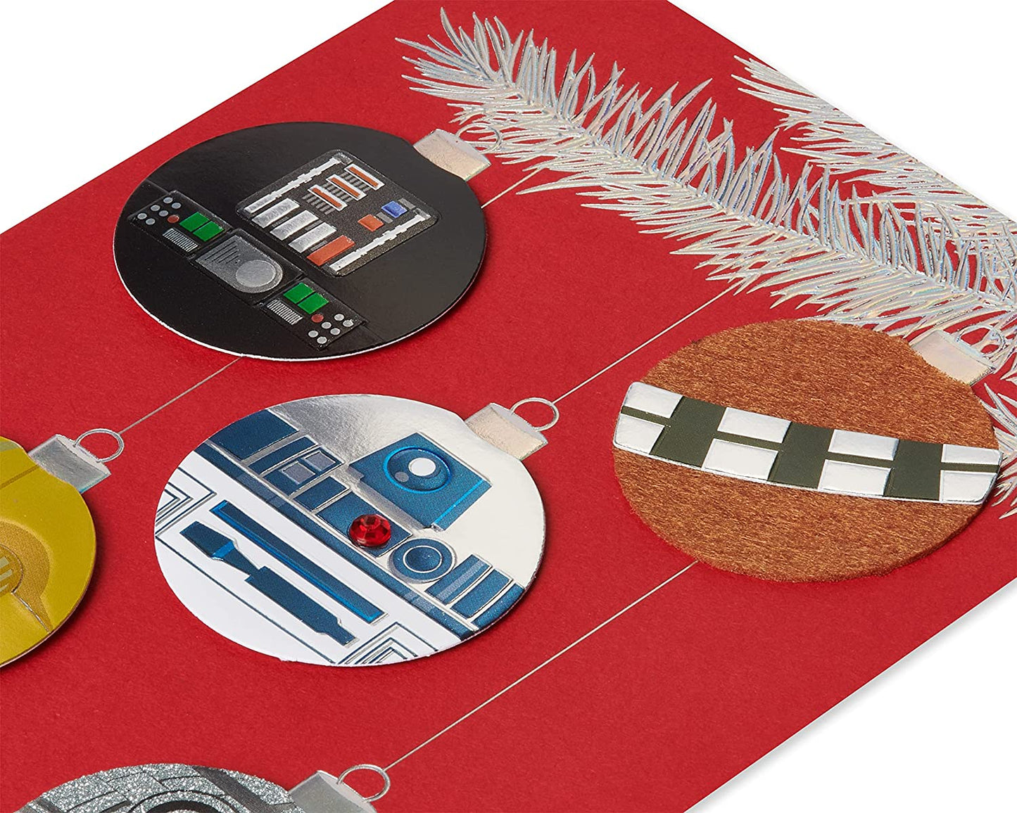 Papyrus Star Wars Christmas Cards Boxed with Envelopes, Merry Force Be with You (8-Count)