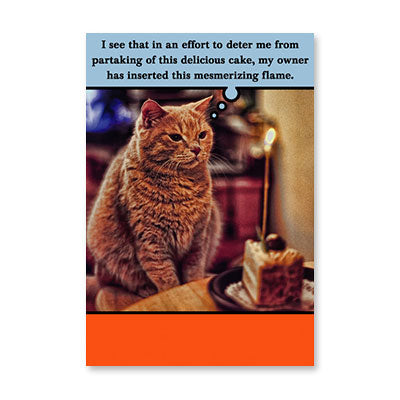 MESMERIZING FLAME BIRTHDAY CARD BY RPG