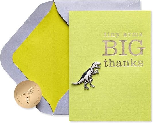 Papyrus Funny Blank Thank You Card (Big Thanks)