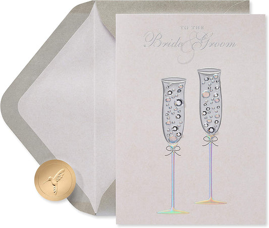 Papyrus Wedding Card (Toast for a Lifetime)