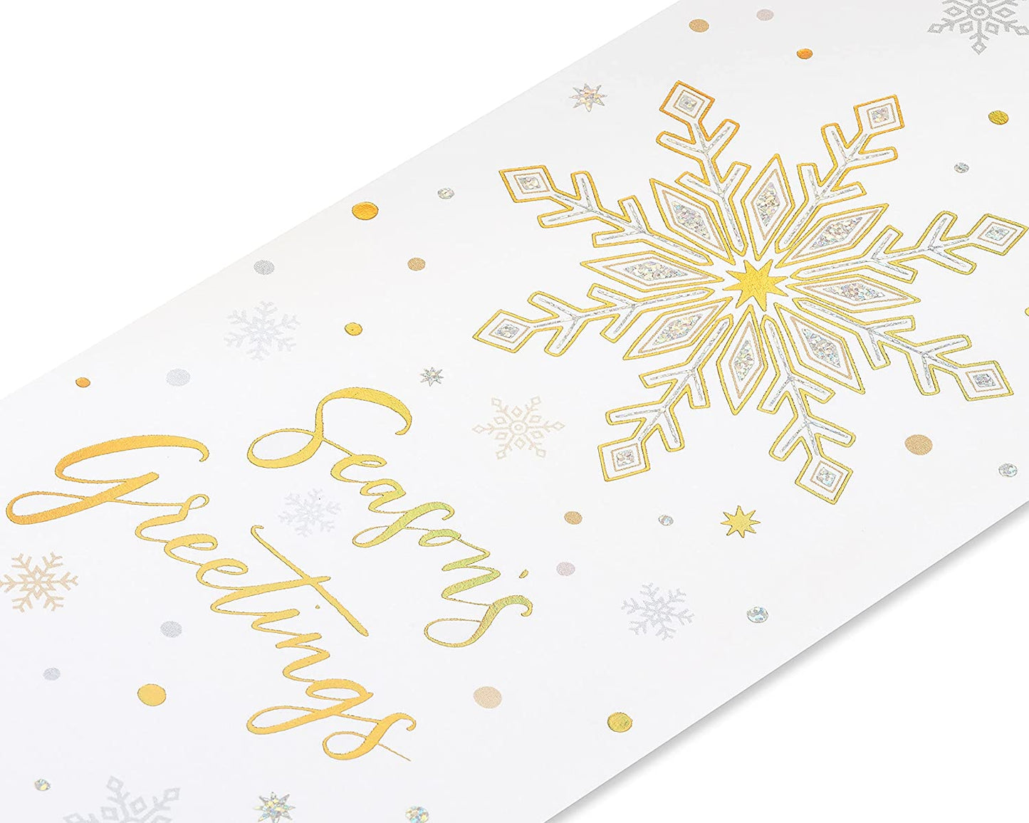 Papyrus Holiday Cards Boxed with Envelopes, Sending Wishes, Snowflakes (16-Count)