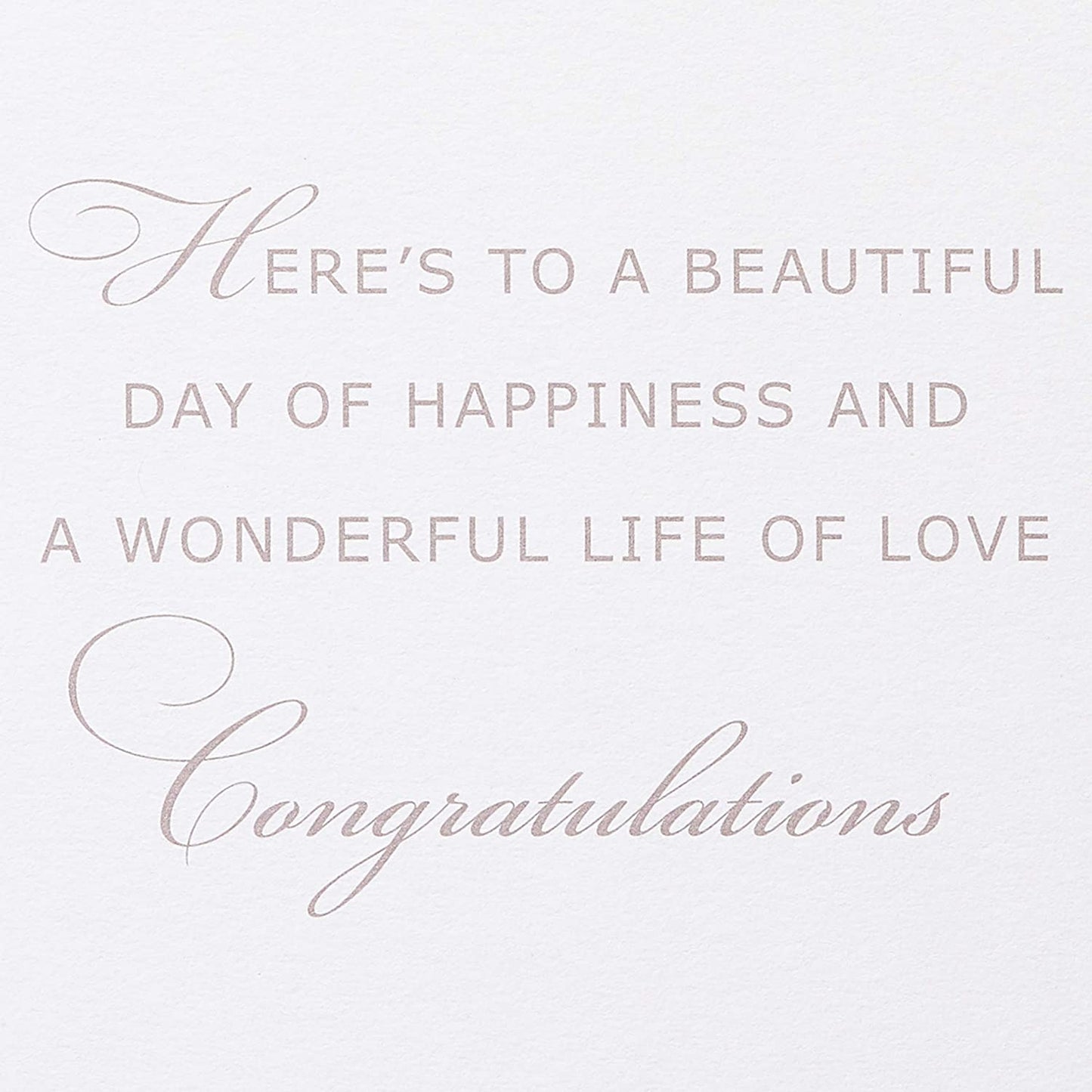 Papyrus Wedding Card (Beautiful Day)