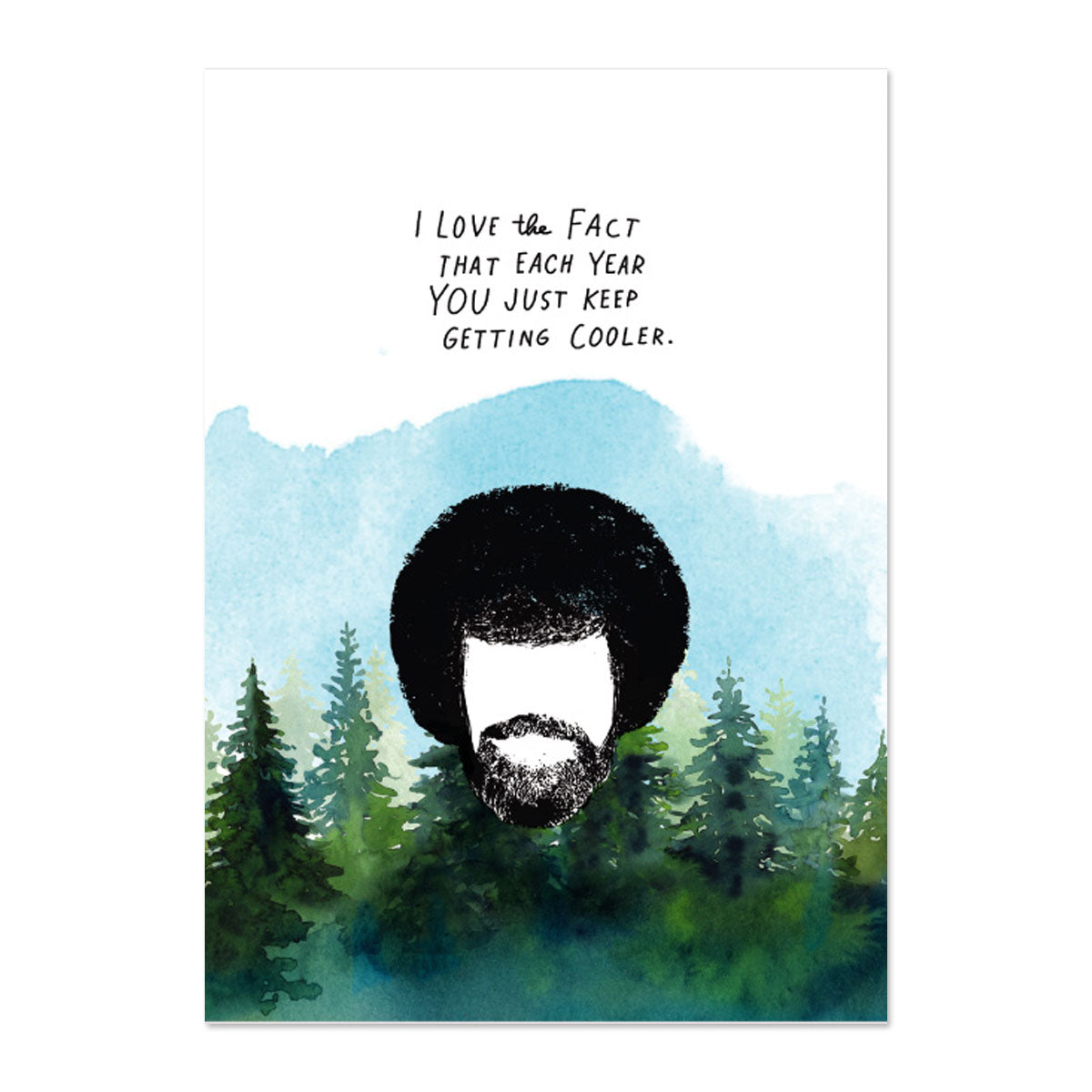 KEEP GETTING COOLER BIRTHDAY CARD BY PAPER REBEL