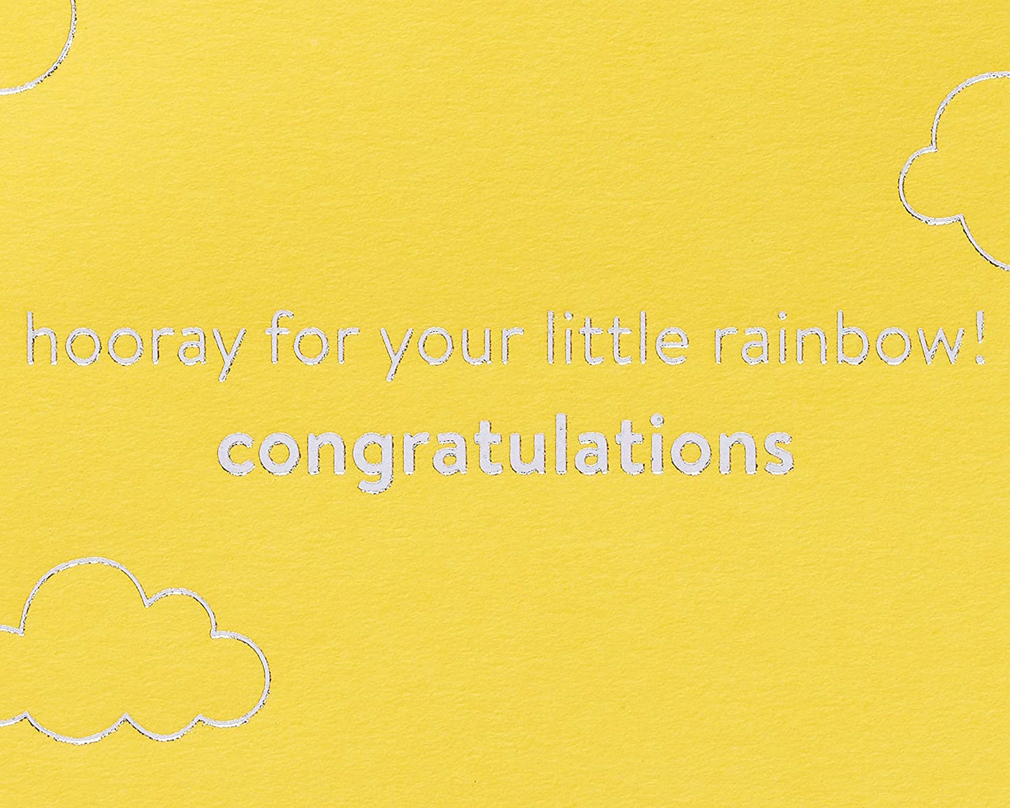 Papyrus New Baby Card (Little Rainbow)