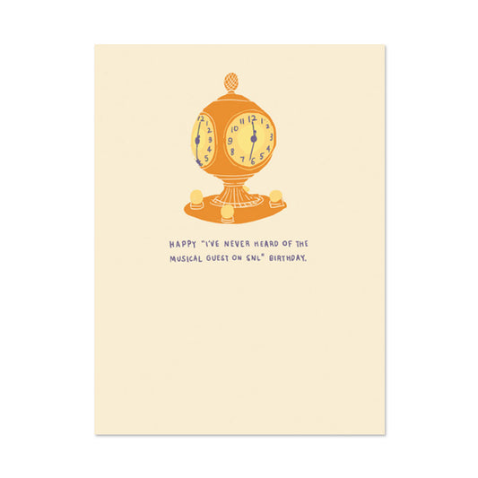 MUSICAL GUEST BIRTHDAY CARD BY PAPER REBEL