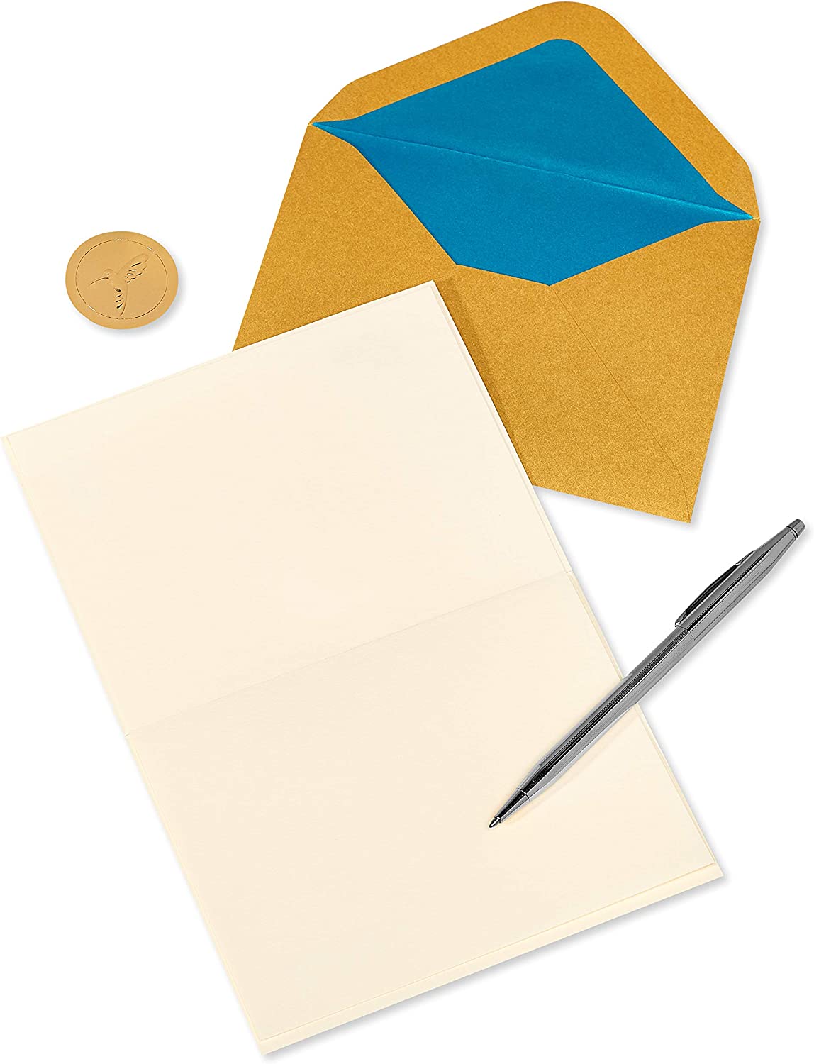 Papyrus Blank Thank You Card (Butterfly Gems)