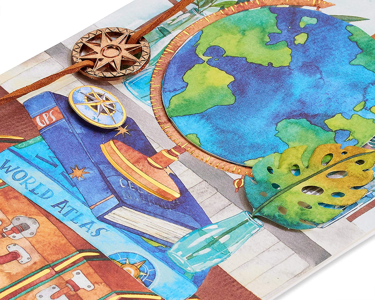 Papyrus Blank Greeting Card (Travel The World)