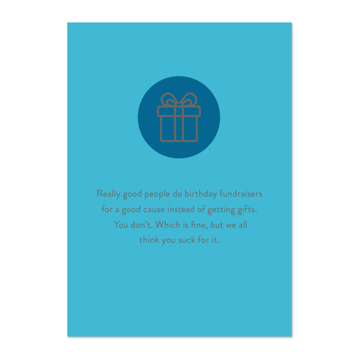 BIRTHDAY FUNDRAISERS BIRTHDAY CARD BY PAPER REBEL