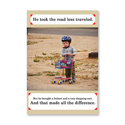 ROAD LESS TRAVELED BIRTHDAY CARD BY RPG