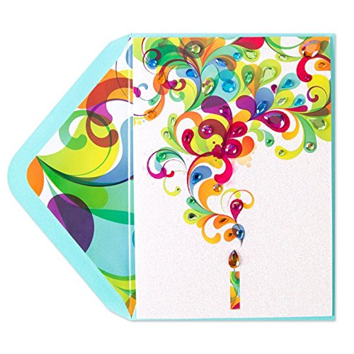 PAPYRUS Fanciful Birthday Candle Card