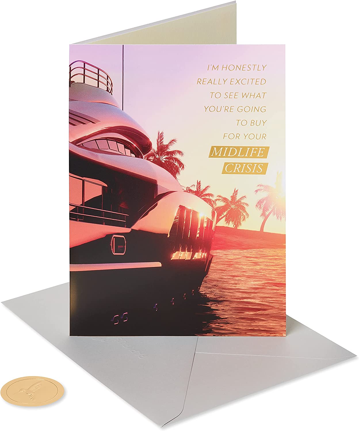 Papyrus Funny Birthday Card (I'm Onboard)