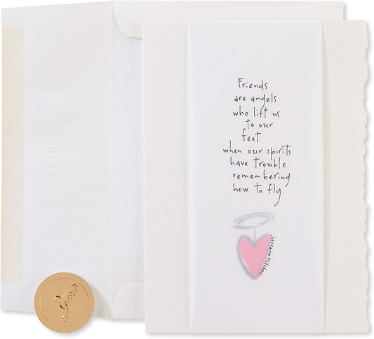 Papyrus Religious Friendship Card (Friends Are Angels)