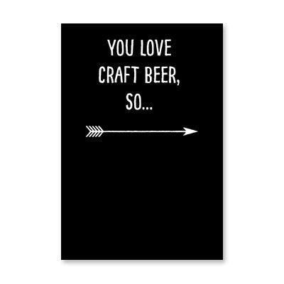 CRAFT BEER BIRTHDAY CARD BY RPG