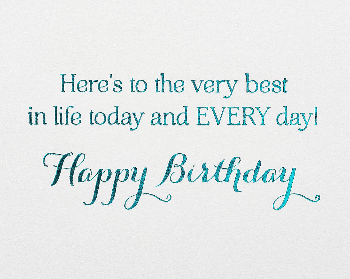 Papyrus Birthday Card (Very Best In Life)