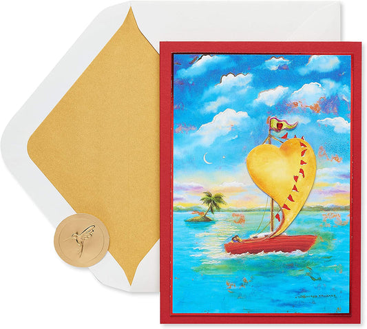 Papyrus Anniversary Card (Sailboat)