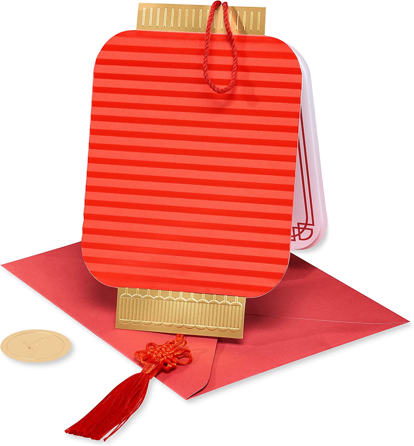 Papyrus Blank Lunar New Year Card (Red Lantern)