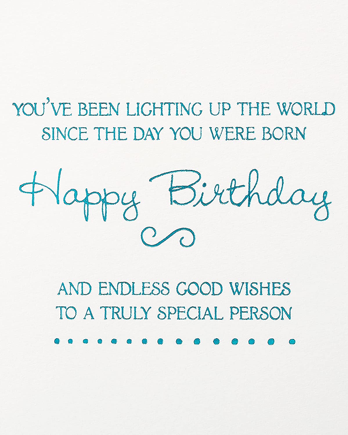 Papyrus Birthday Card (Lighting Up The World)
