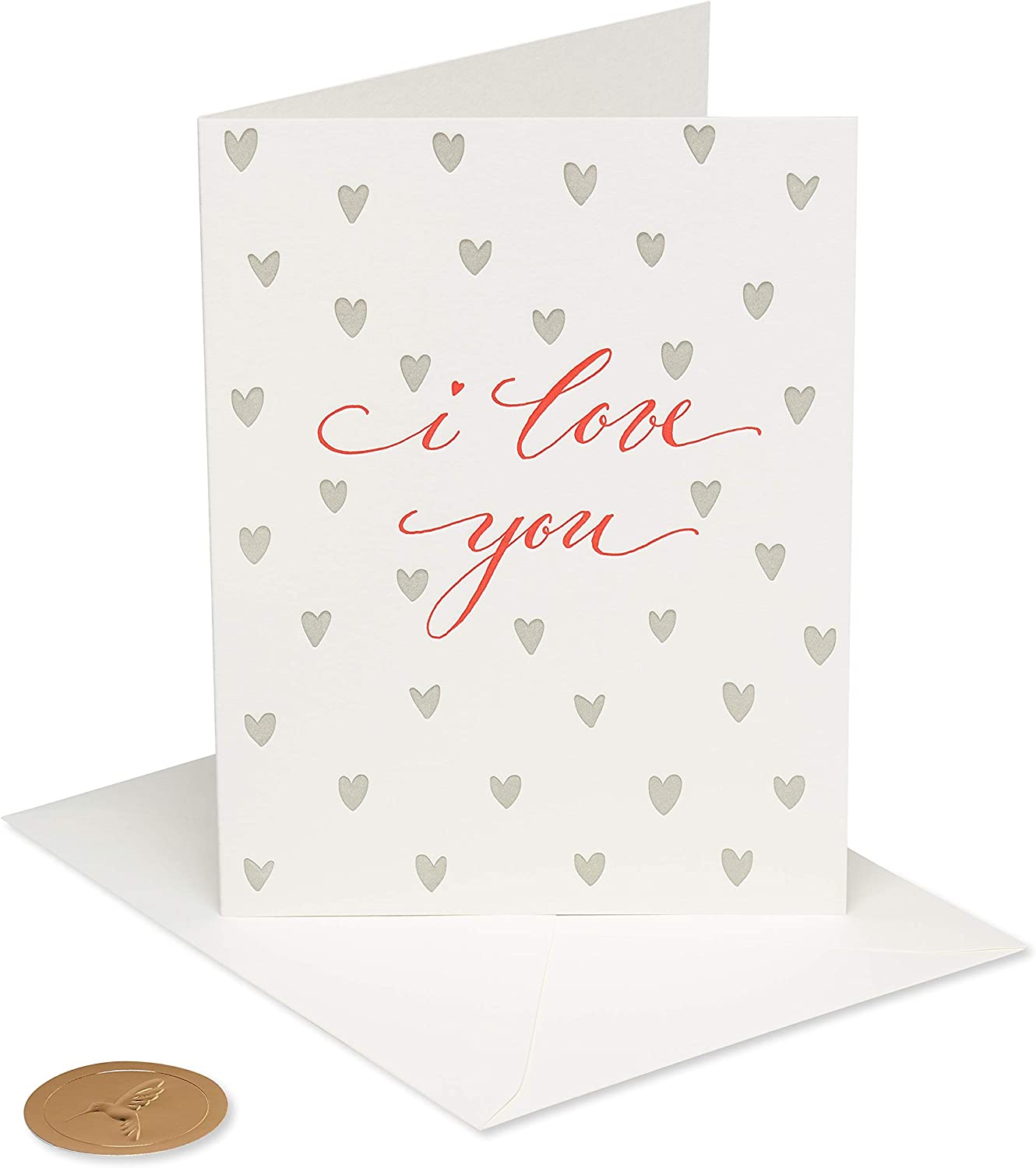 Papyrus Blank Romantic Card for Valentine's Day, Husband, Wife, Boyfriend, Girlfriend or Significant Other (I Love You)