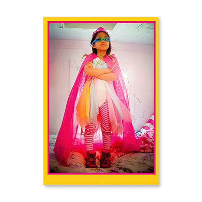 LITTLE PRINCESS CAPE BIRTHDAY CARD BY RPG