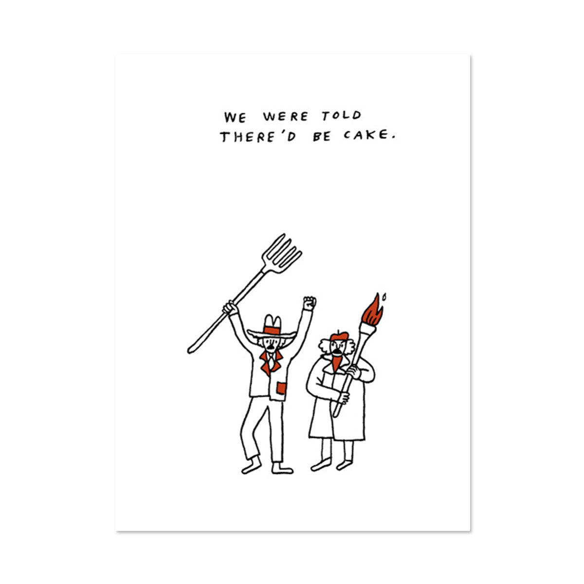 WE WERE TOLD BIRTHDAY CARD BY PAPER REBEL