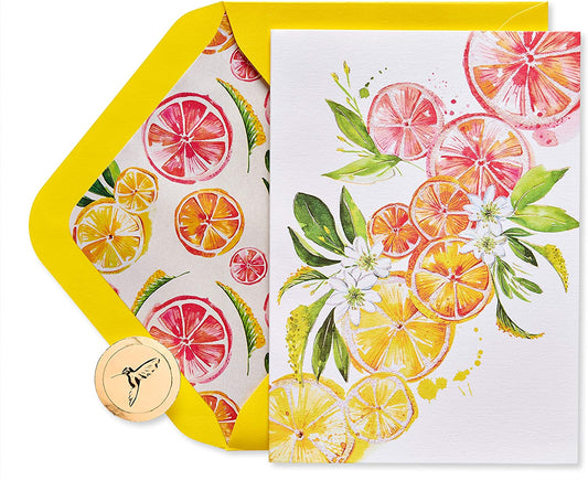 Papyrus Blank Card (Ombre Fruit)