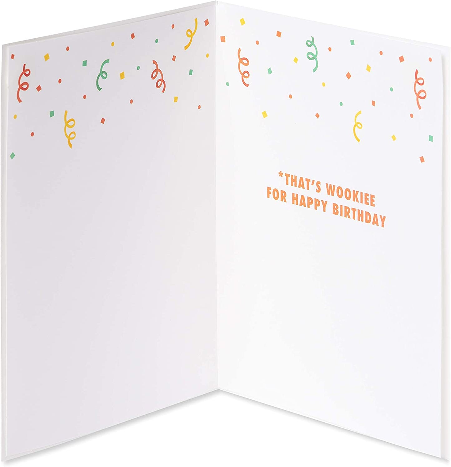 Papyrus Funny Star Wars Birthday Card (Wookie for Happy Birthday)