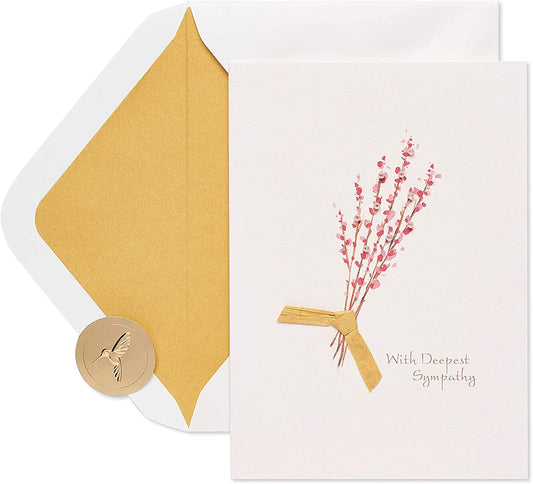 Papyrus Sympathy Card (Wishing You Comfort)