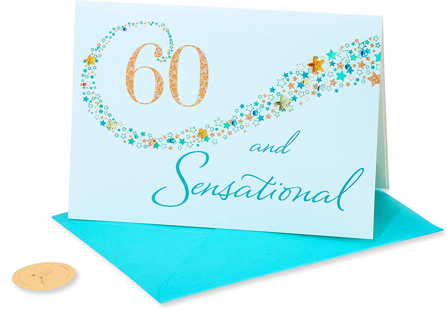 Papyrus 60th Birthday Card (Wonderful Celebration)