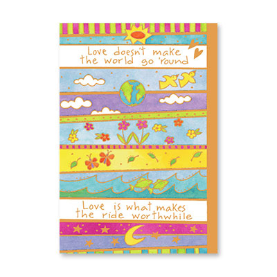 WORLD GO ROUND ANNIVERSARY CARD BY RPG