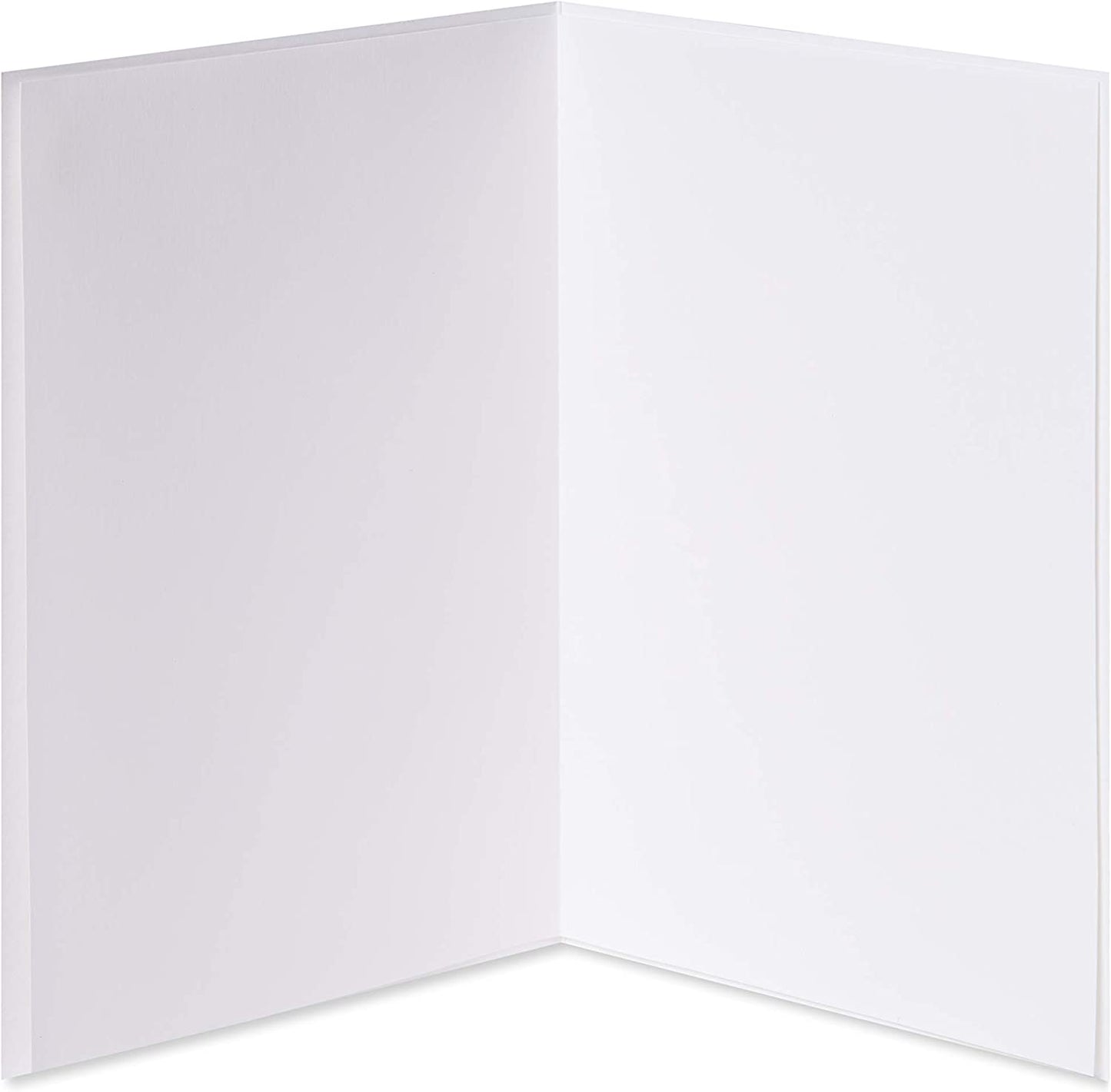 Papyrus Blank Thank You Card (Painterly Wreath)