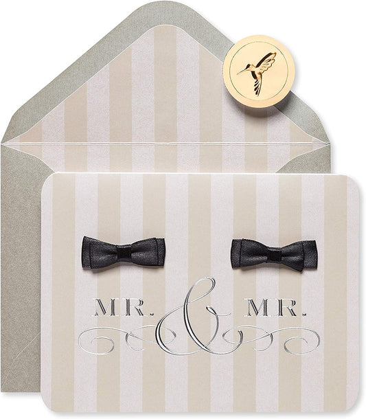Papyrus LGBTQIA+ Wedding Card for Grooms (Amazing Beginnings)