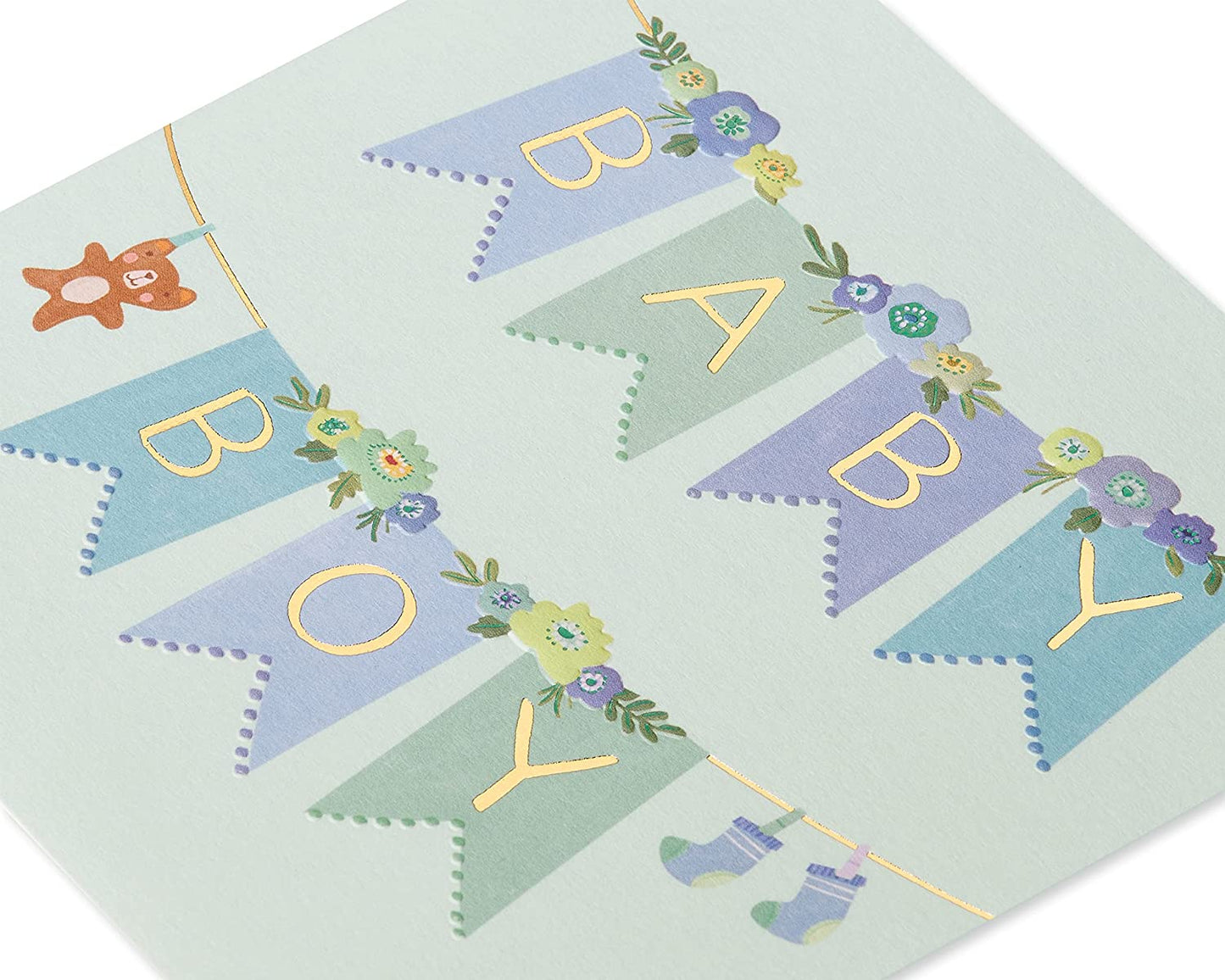 Papyrus New Baby Boy Card (Little Miracle)