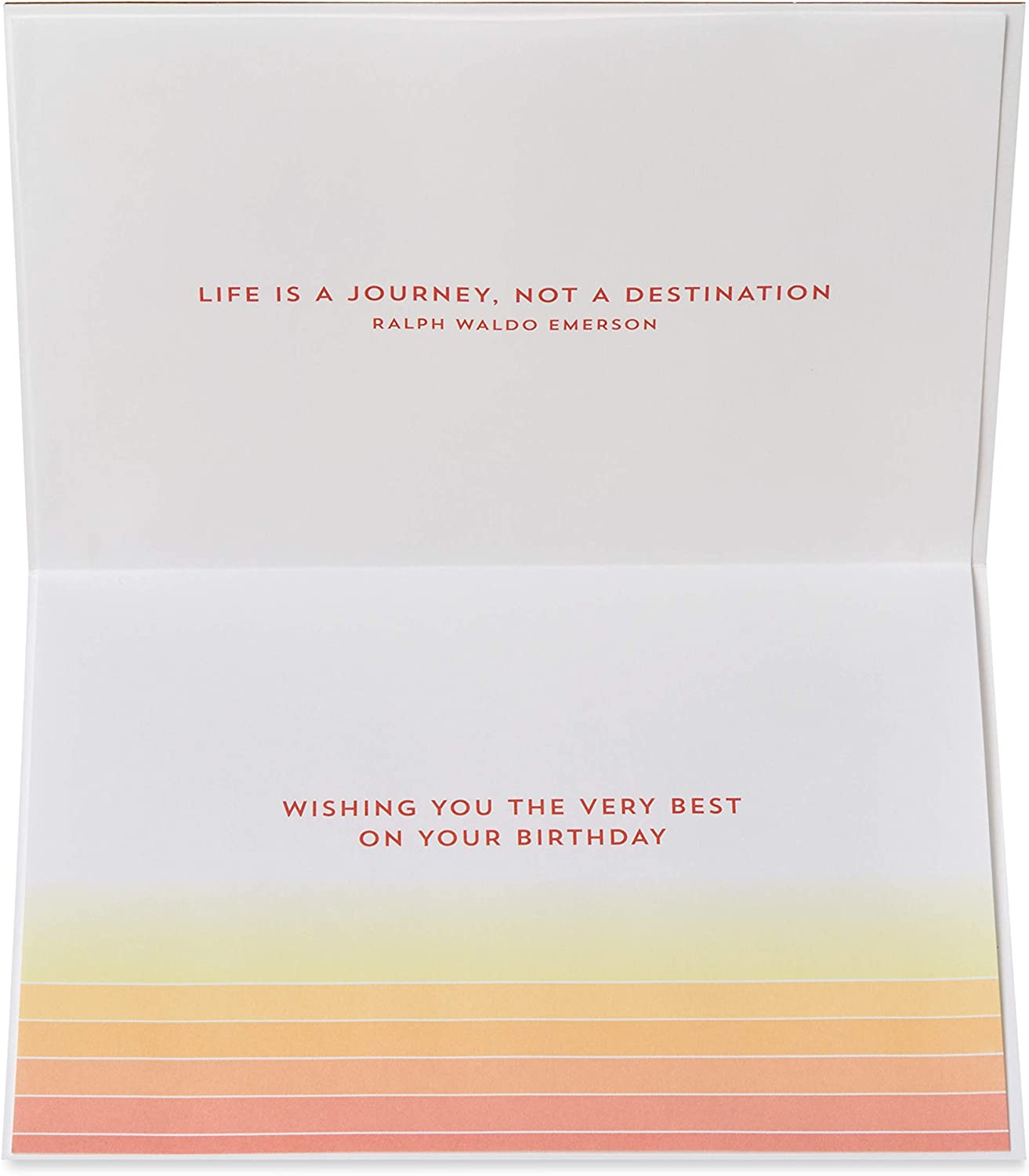 Papyrus Birthday Card (Life Is A Journey)