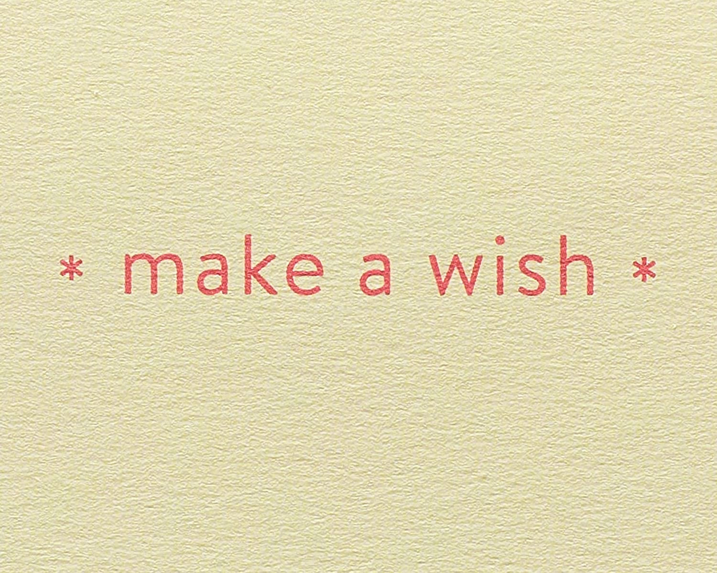 Papyrus Birthday Card (Make A Wish)