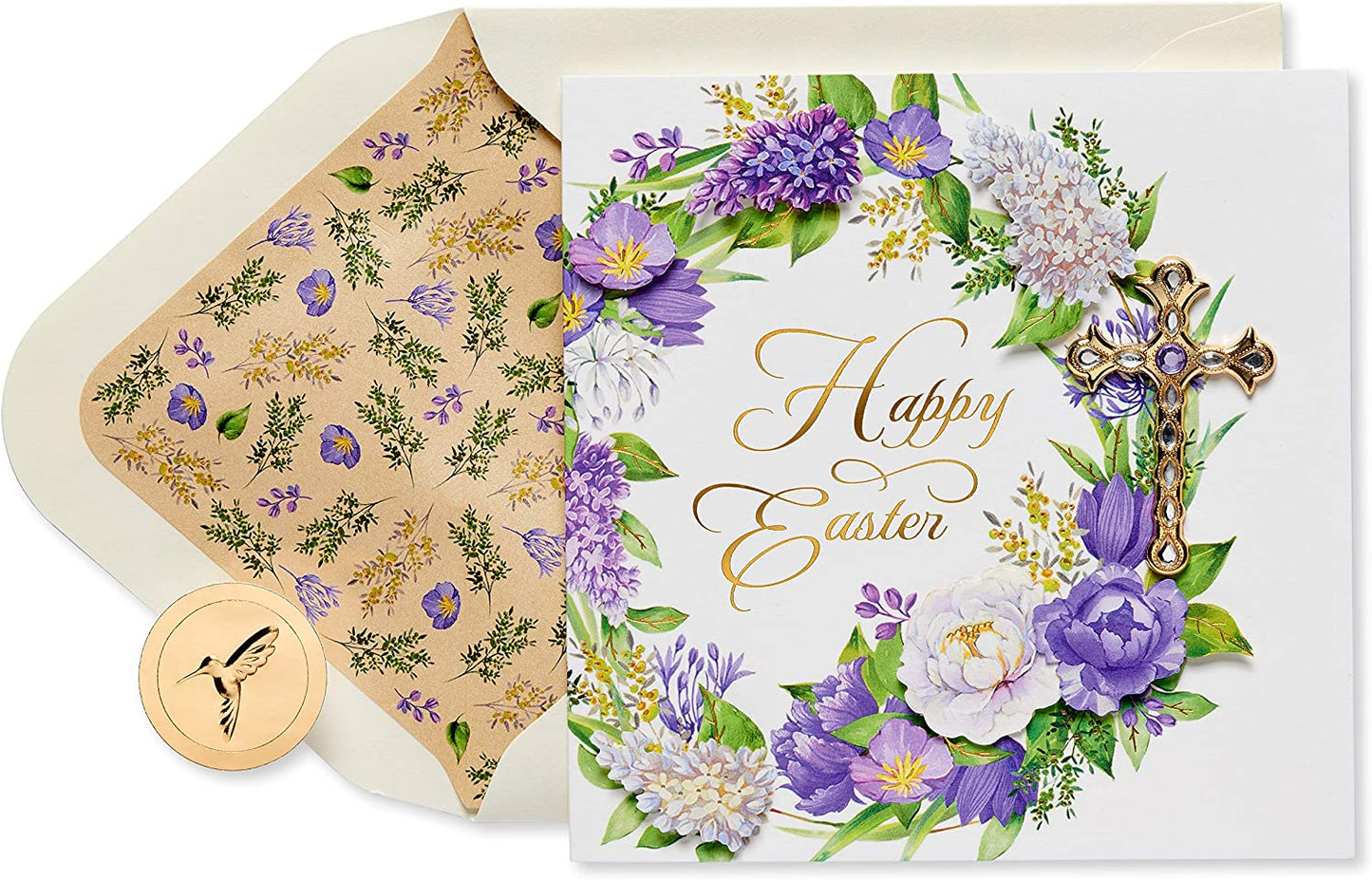 Papyrus Easter Card Religious (Easter Wreath)