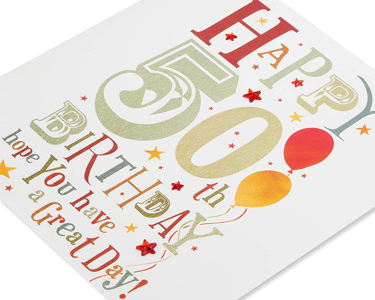 Papyrus 50th Birthday Card (Great Day)