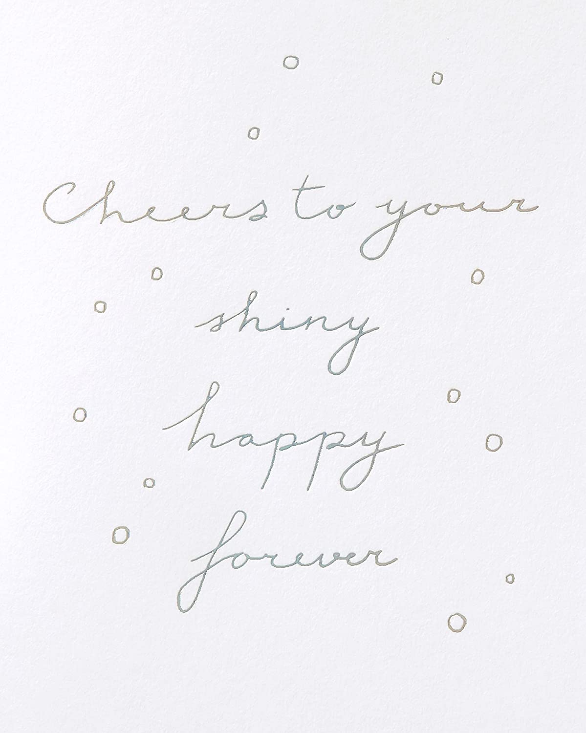 Papyrus Wedding Card (Shiny Happy Forever)