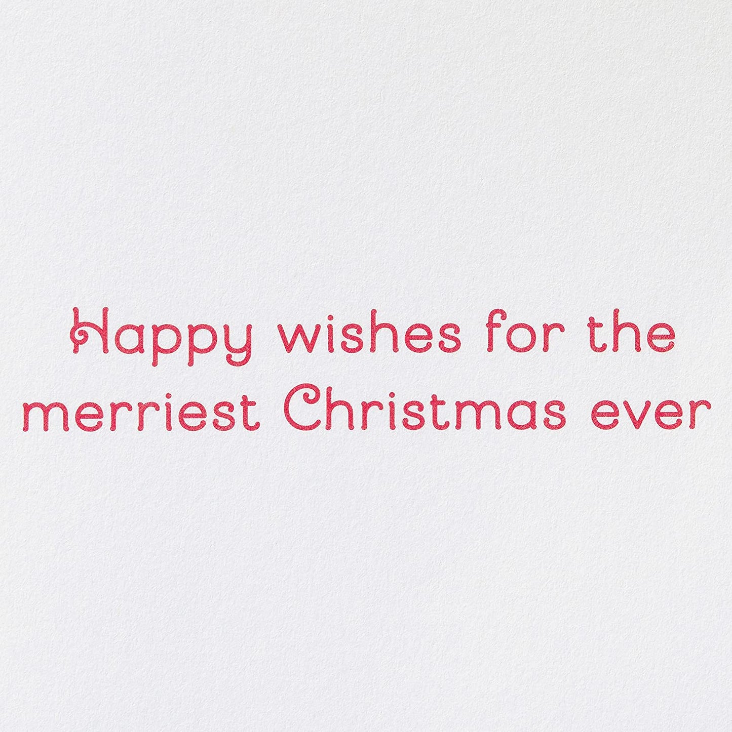 Papyrus Christmas Card (Wishes for the Merriest Christmas)
