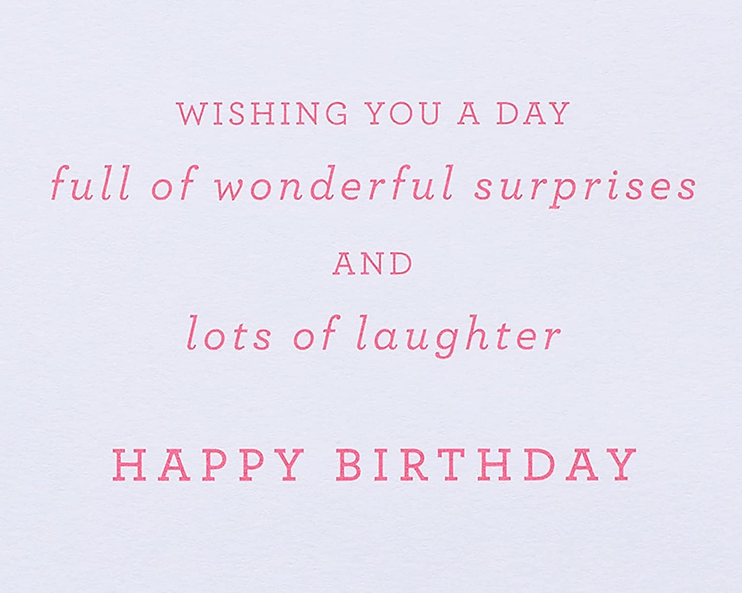 Papyrus Birthday Card for Her - BCRF Partnership (Wonderful Surprises)