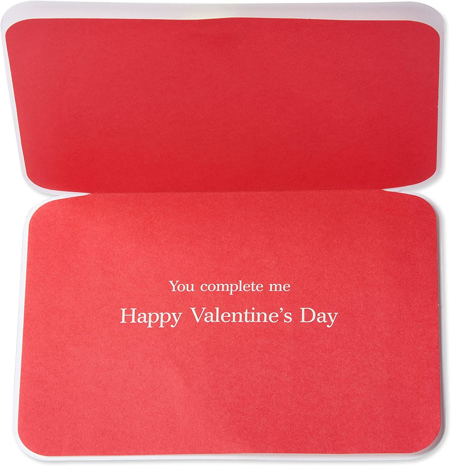 Papyrus Valentine's Day Card (You Complete Me)