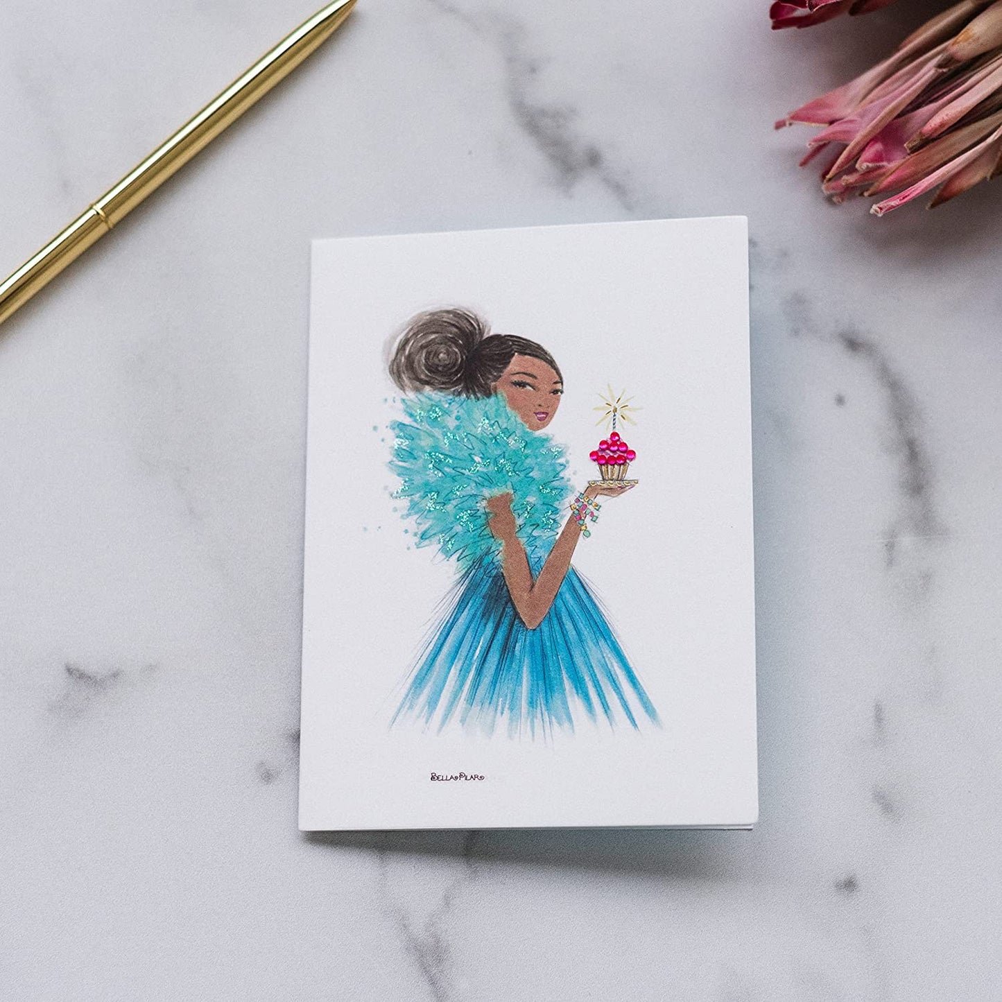 Papyrus Birthday Card for Her - Designed by Bella Pilar (Happy Birthday)