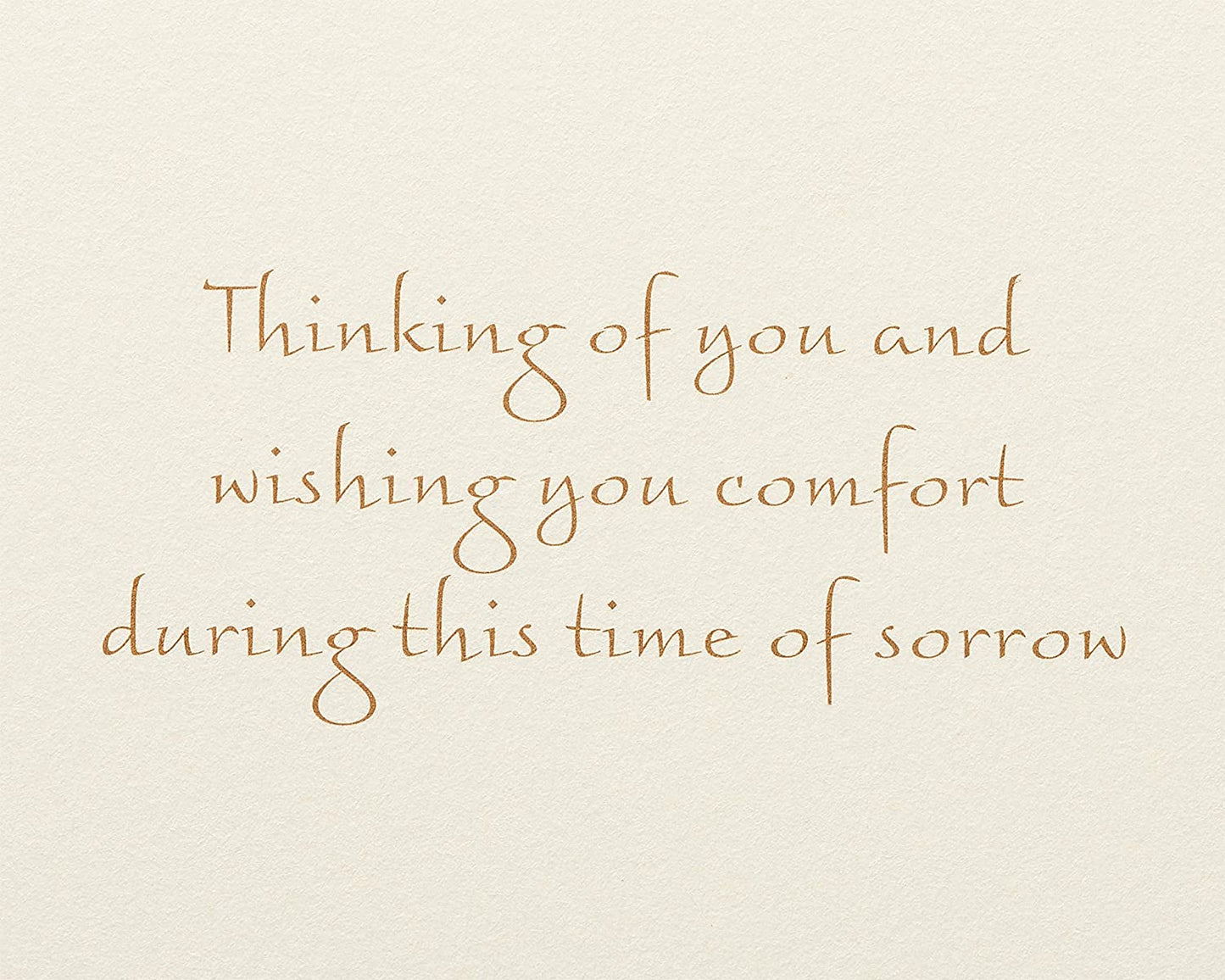 Papyrus Sympathy Card (Wishing You Comfort)