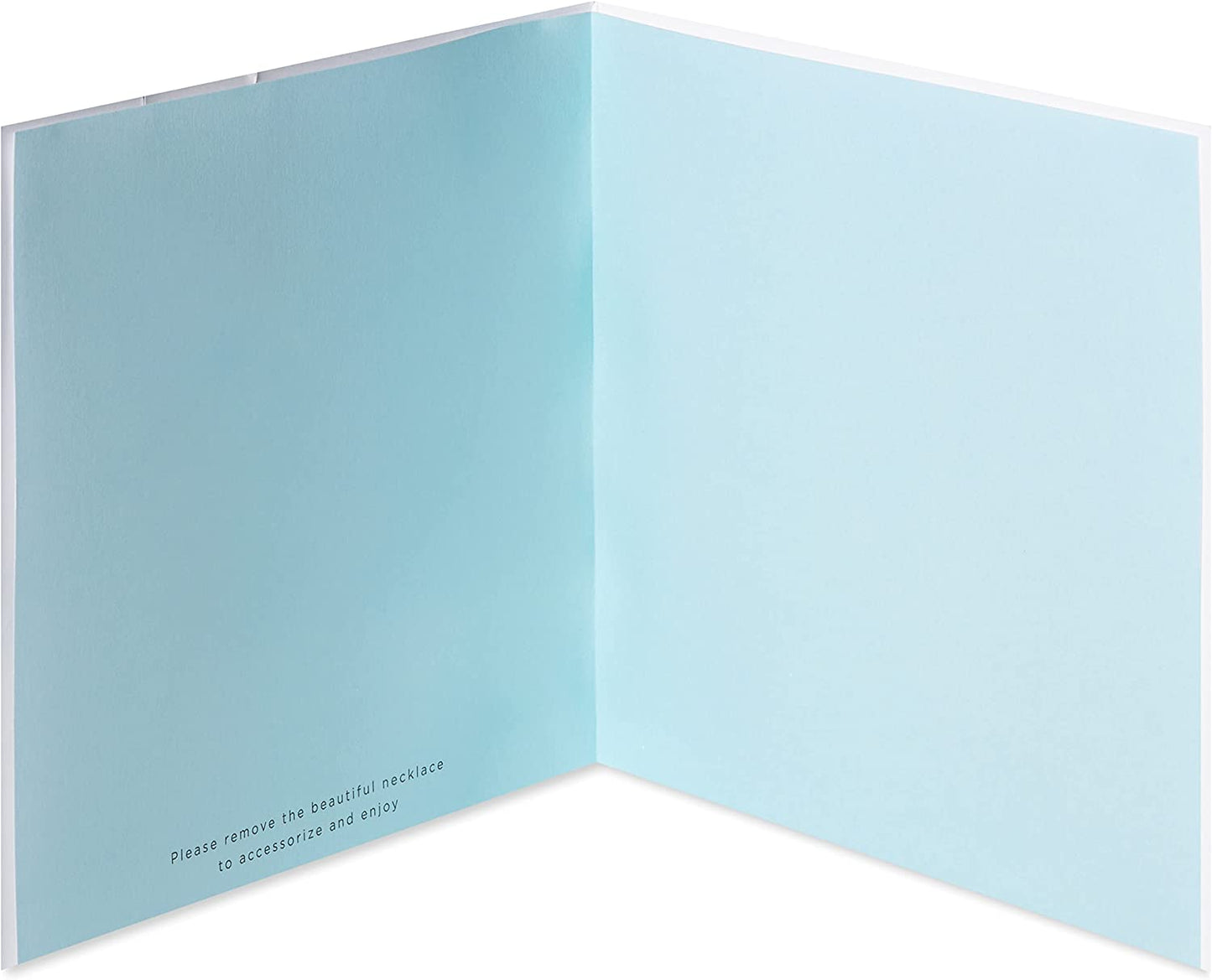 Papyrus Blank Card with Necklace for Her - Jewelry Collection (Seashell Necklace)